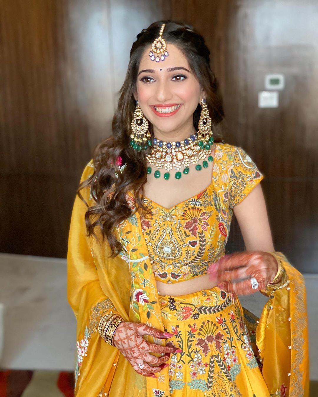 Manish Malhotra Bride Wore A Pineapple Yellow Lehenga For Wedding And A  Unique Outfit For 'Sangeet'