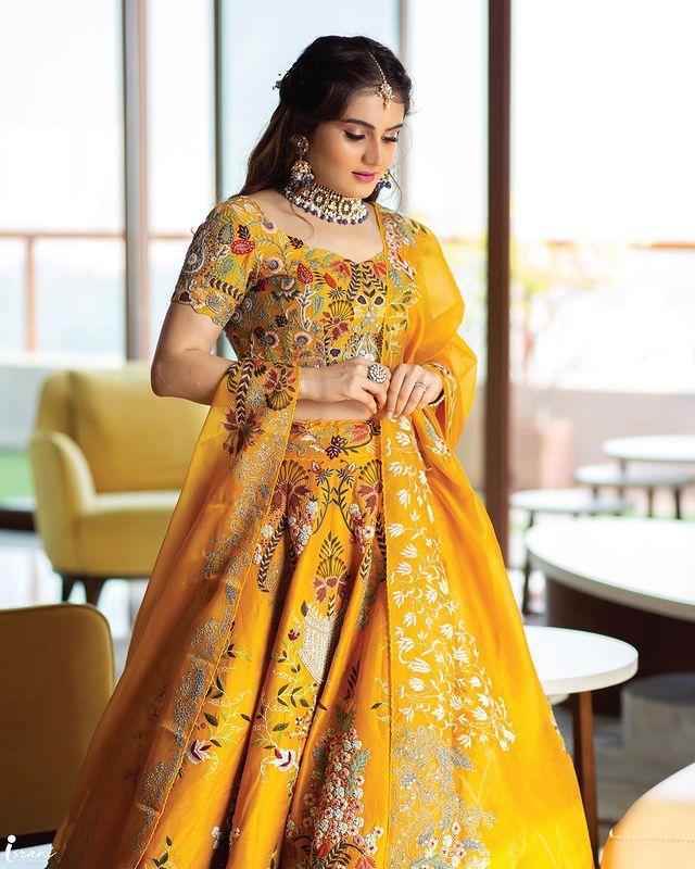 Buy Yellow Sabyasachi Lehenga Choli for Women Bridal Lehenga for Women Designer  Lehenga Skirt Partywear Lehenga Blouse Wedding Lehenga Gift Online in India  - Etsy